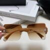 6931f83a3a89a121ed549878 Chanel 2025 Fashion New Large Frame Double C Letter Wide Temple Sunglasses for Women, Versatile UV Protection Eyewear
