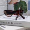 Chanel 24SS New Arrival Oval Women's Sunglasses with Double C Logo Design