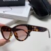 Chanel 24SS New Arrival Oval Women's Sunglasses with Double C Logo Design