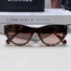 Chanel 24SS New Arrival Oval Women's Sunglasses with Double C Logo Design