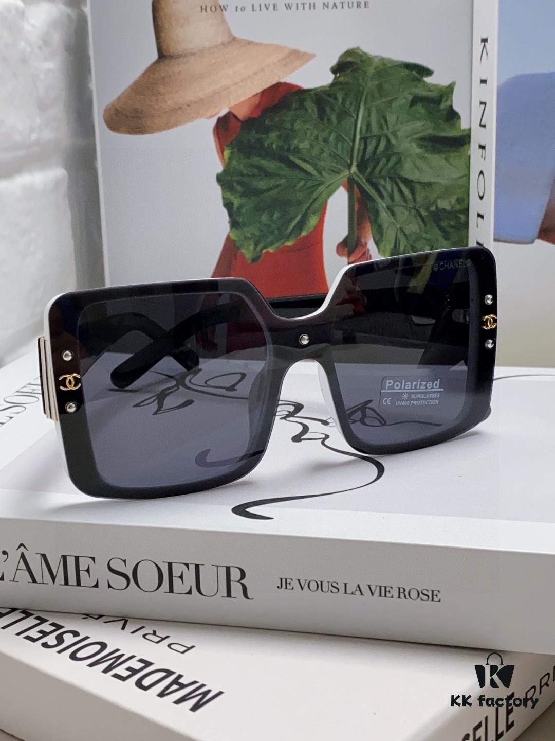 6931f8403a89a121ed5498cb Chanel 2025 New Arrival Fashionable High-End Women's Polarized Sunglasses, Oversized Driving Sunglasses