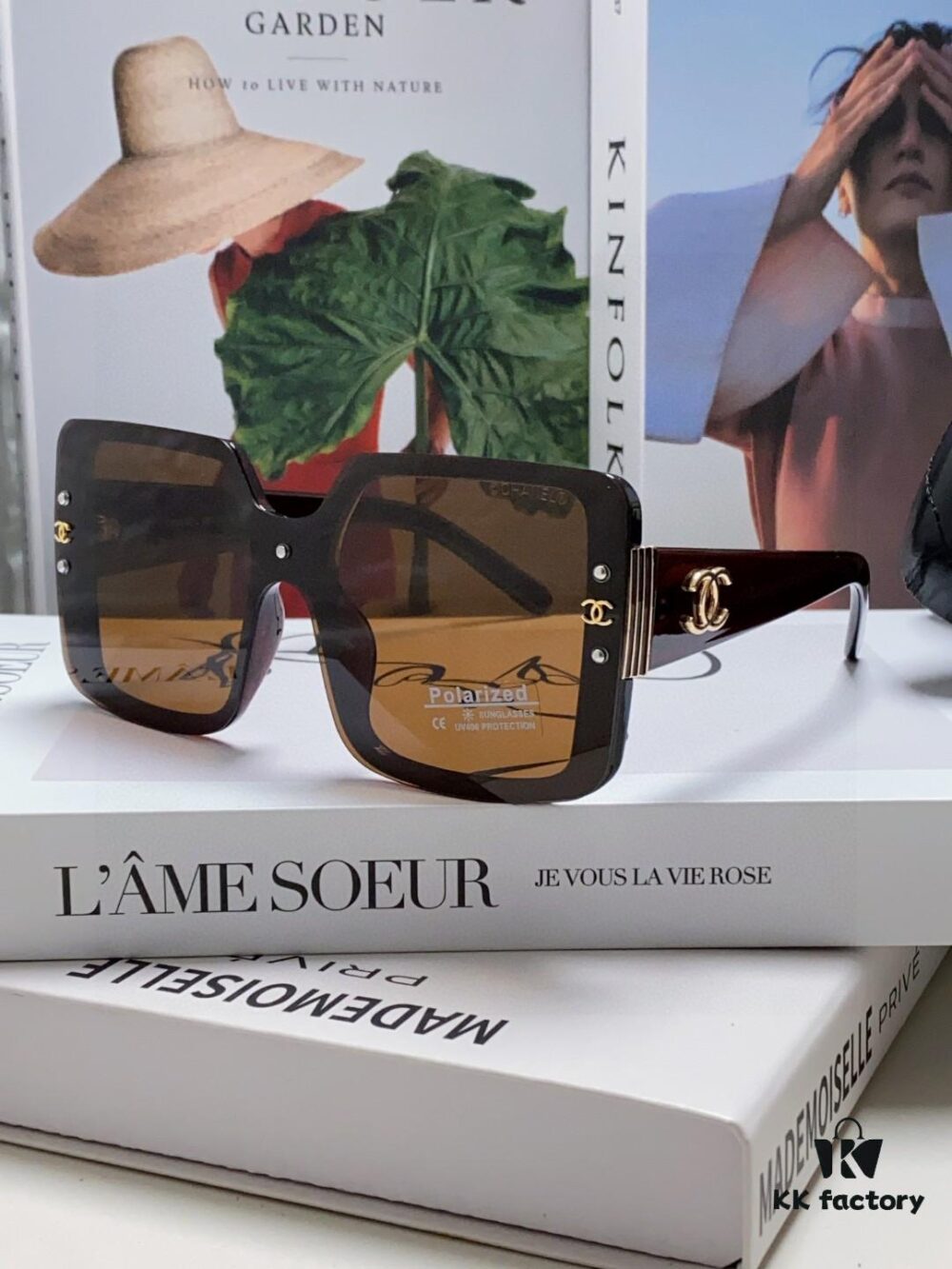 6931f8413a89a121ed5498de Chanel 2025 New Arrival Fashionable High-End Women's Polarized Sunglasses, Oversized Frame Driving Sunglasses