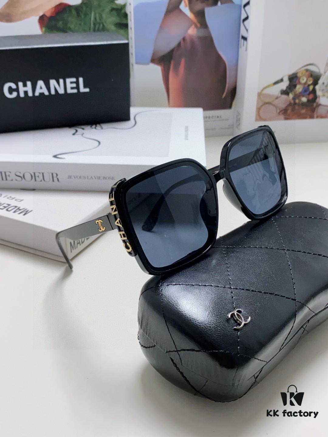 6931f8433a89a121ed5498ef Chanel 2025 New Arrival Fashion Sunglasses for Women UV Protection Korean Style Trendy Oversized Square Frame Sun Glasses Summer Anti-Glare