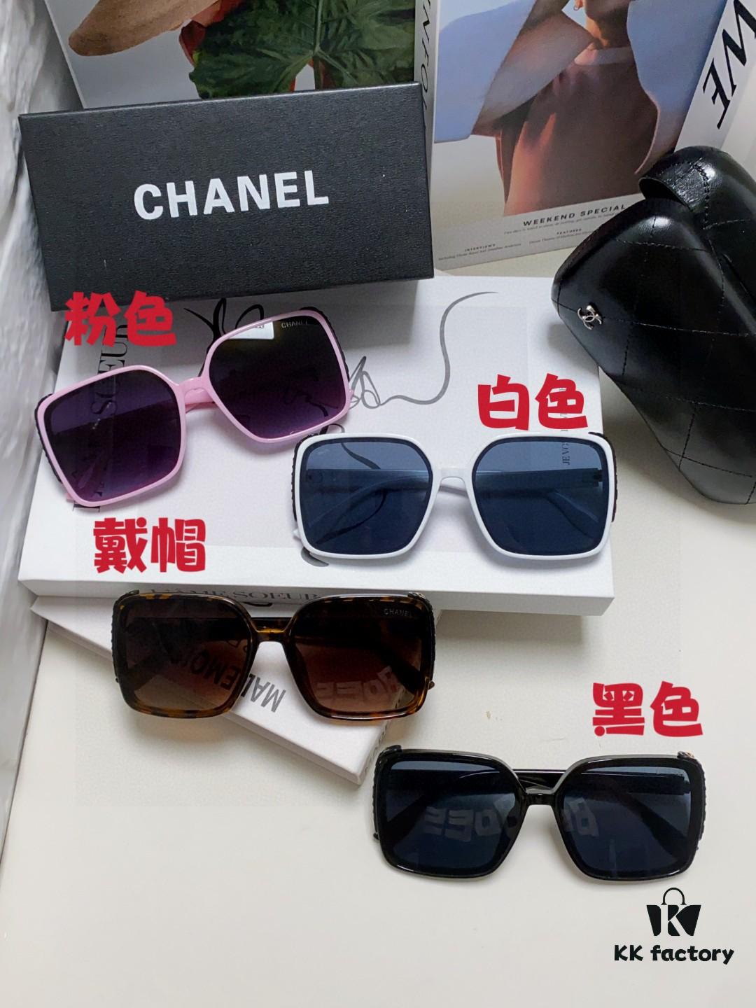 6931f8433a89a121ed5498f1 Chanel 2025 New Arrival Fashion Sunglasses for Women UV Protection Korean Style Trendy Oversized Square Frame Sun Glasses Summer Anti-Glare