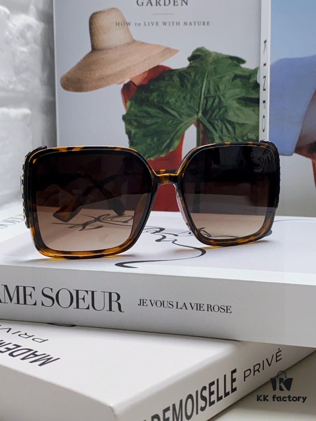6931f8433a89a121ed5498f3 Chanel 2025 New Arrival Fashion Sunglasses for Women UV Protection Korean Style Trendy Square Frame Oversized Sunglasses Summer Sun Protection
