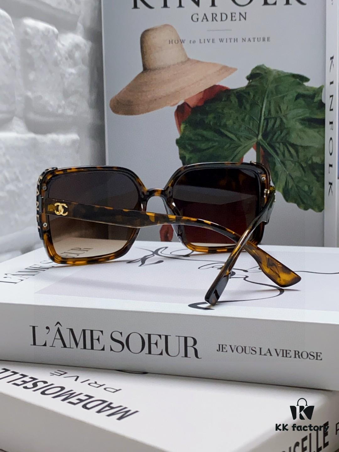 6931f8433a89a121ed5498f4 Chanel 2025 New Arrival Fashion Sunglasses for Women UV Protection Korean Style Trendy Square Frame Oversized Sunglasses Summer Sun Protection