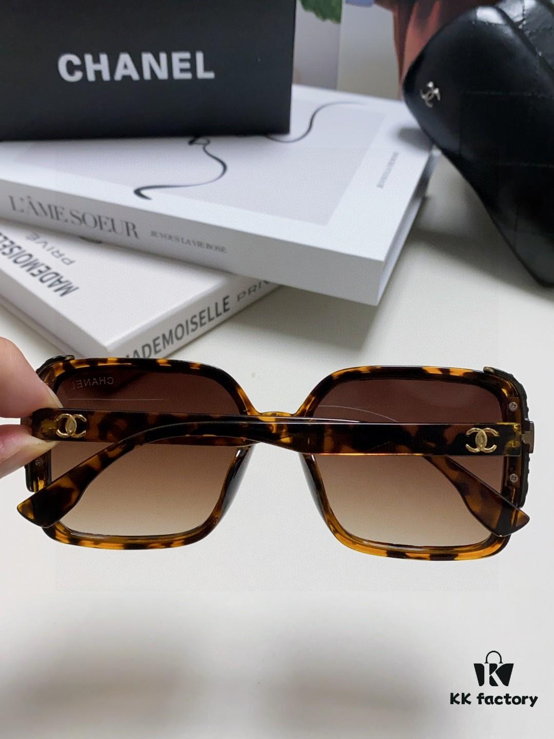 6931f8433a89a121ed5498f6 Chanel 2025 New Arrival Fashion Sunglasses for Women UV Protection Korean Style Trendy Square Frame Oversized Sunglasses Summer Sun Protection