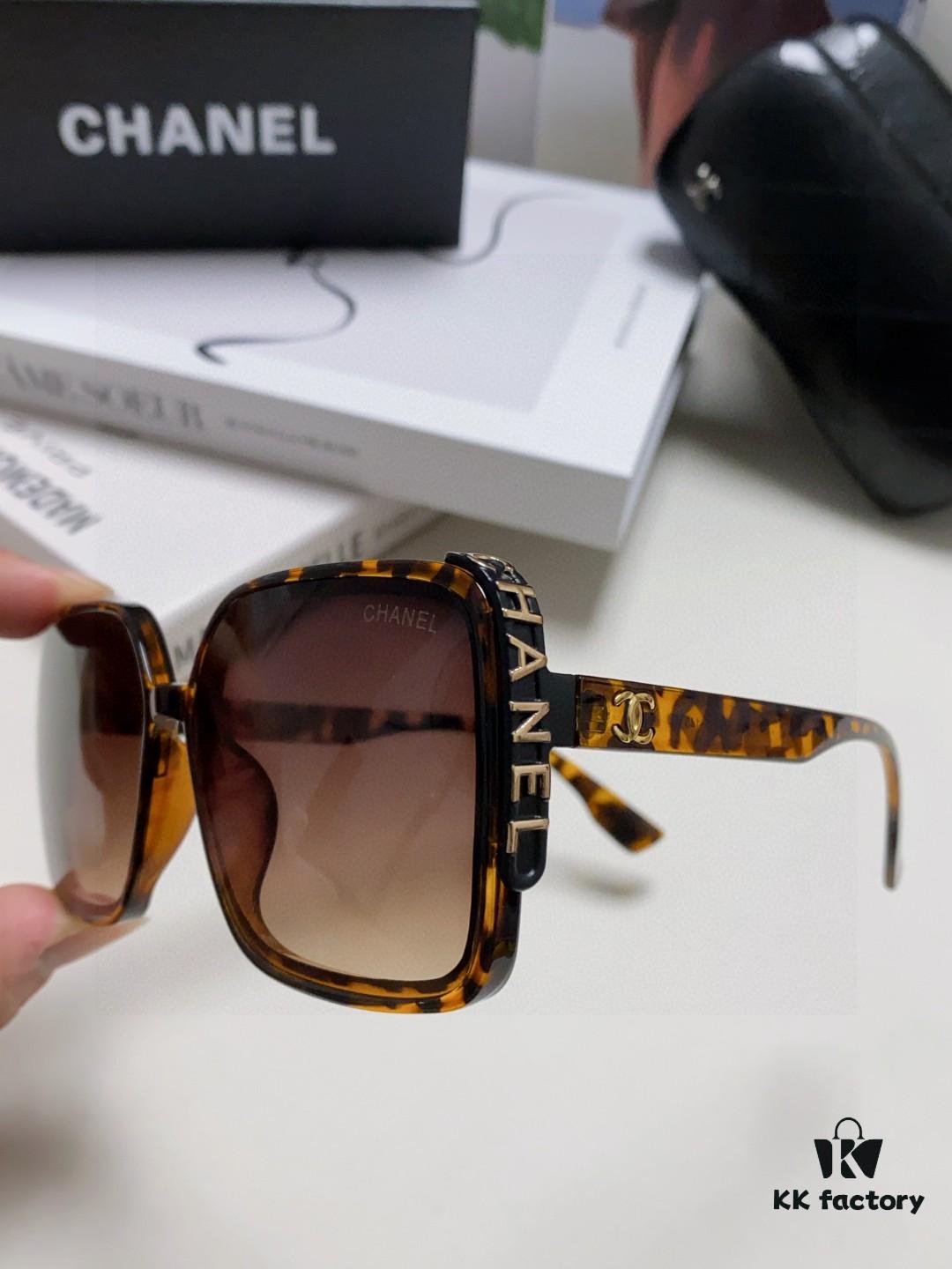 6931f8433a89a121ed5498f7 Chanel 2025 New Arrival Fashion Sunglasses for Women UV Protection Korean Style Trendy Square Frame Oversized Sunglasses Summer Sun Protection