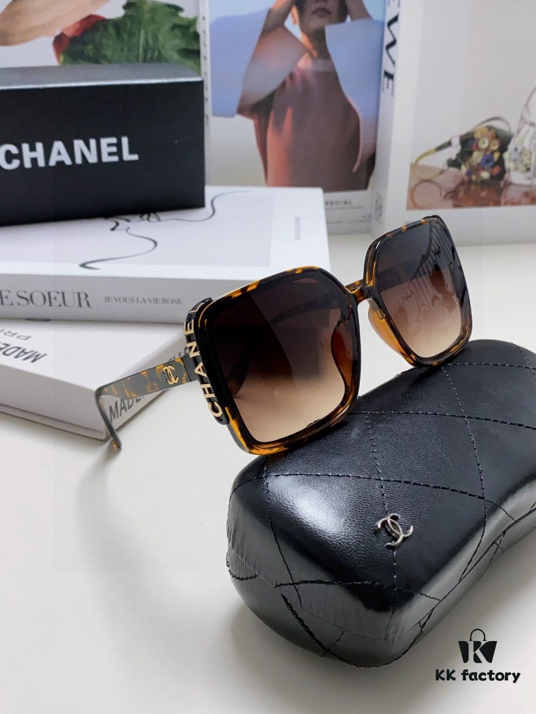 6931f8433a89a121ed5498f9 Chanel 2025 New Arrival Fashion Sunglasses for Women UV Protection Korean Style Trendy Square Frame Oversized Sunglasses Summer Sun Protection