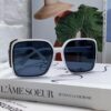 Chanel 2025 New Fashion Sunglasses for Women UV Protection Korean Style Trendy Square Frame Oversized Sun Glasses Summer Face Slimming