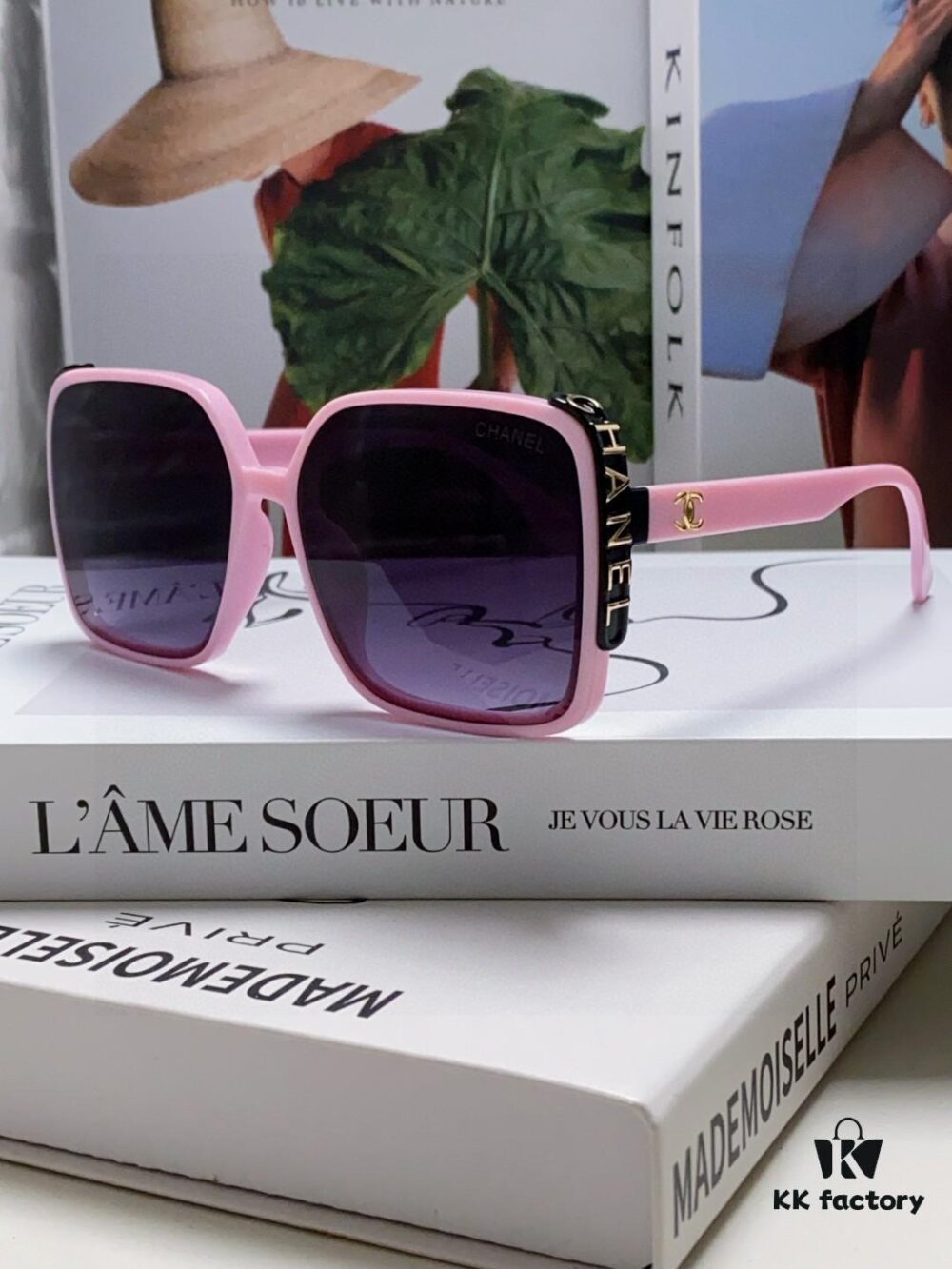 6931f8443a89a121ed549906 Chanel 2025 New Arrival Fashion Sunglasses for Women UV Protection Korean Style Trendy Oversized Square Frame Sun Glasses Summer Anti-Glare