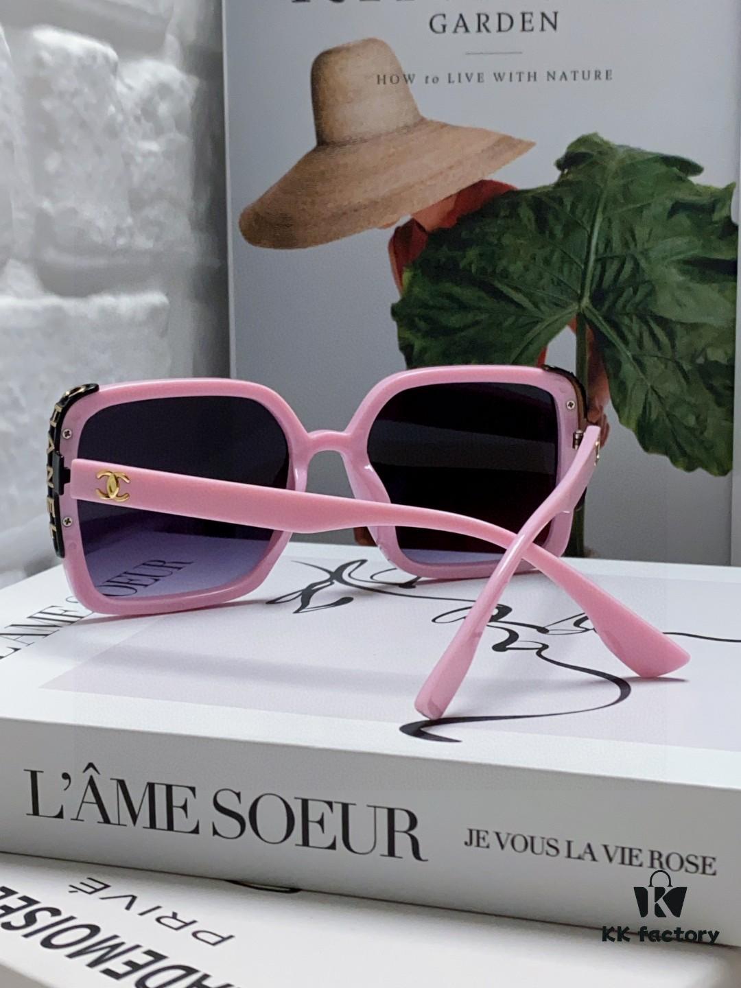 6931f8443a89a121ed549908 Chanel 2025 New Arrival Fashion Sunglasses for Women UV Protection Korean Style Trendy Oversized Square Frame Sun Glasses Summer Anti-Glare