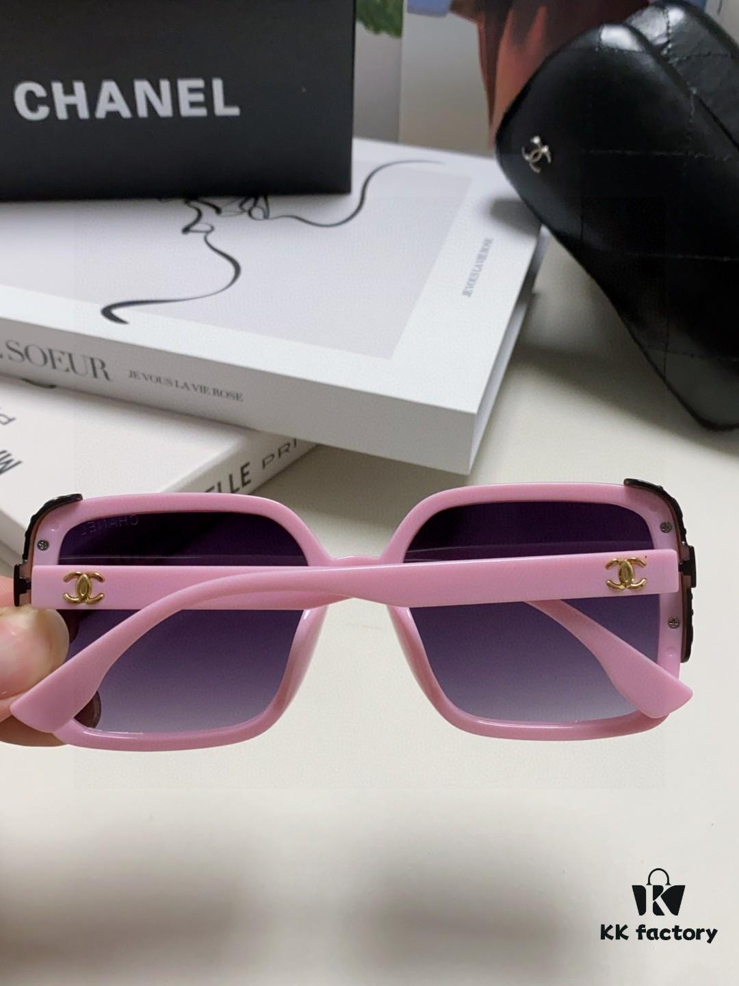 6931f8443a89a121ed54990a Chanel 2025 New Arrival Fashion Sunglasses for Women UV Protection Korean Style Trendy Oversized Square Frame Sun Glasses Summer Anti-Glare