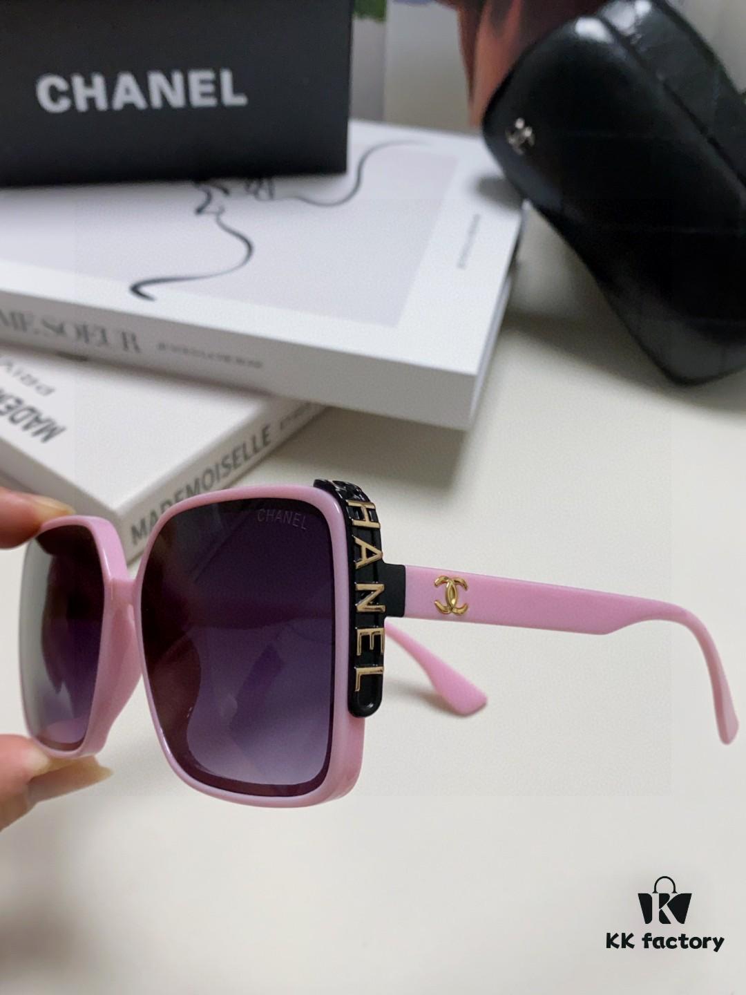 6931f8443a89a121ed54990b Chanel 2025 New Arrival Fashion Sunglasses for Women UV Protection Korean Style Trendy Oversized Square Frame Sun Glasses Summer Anti-Glare