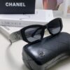 6931f8463a89a121ed54991a Chanel 2025 New Arrival ⭐ Xiaohongshu Popular Bestseller Double CH Interlocking Logo Sunglasses for Women, High-End Style