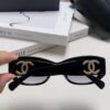 6931f8463a89a121ed549924 Chanel 2025 New Arrival ⭐ Xiaohongshu Popular Bestseller Double CH Interlocking Logo Sunglasses for Women, High-End Style Eyewear