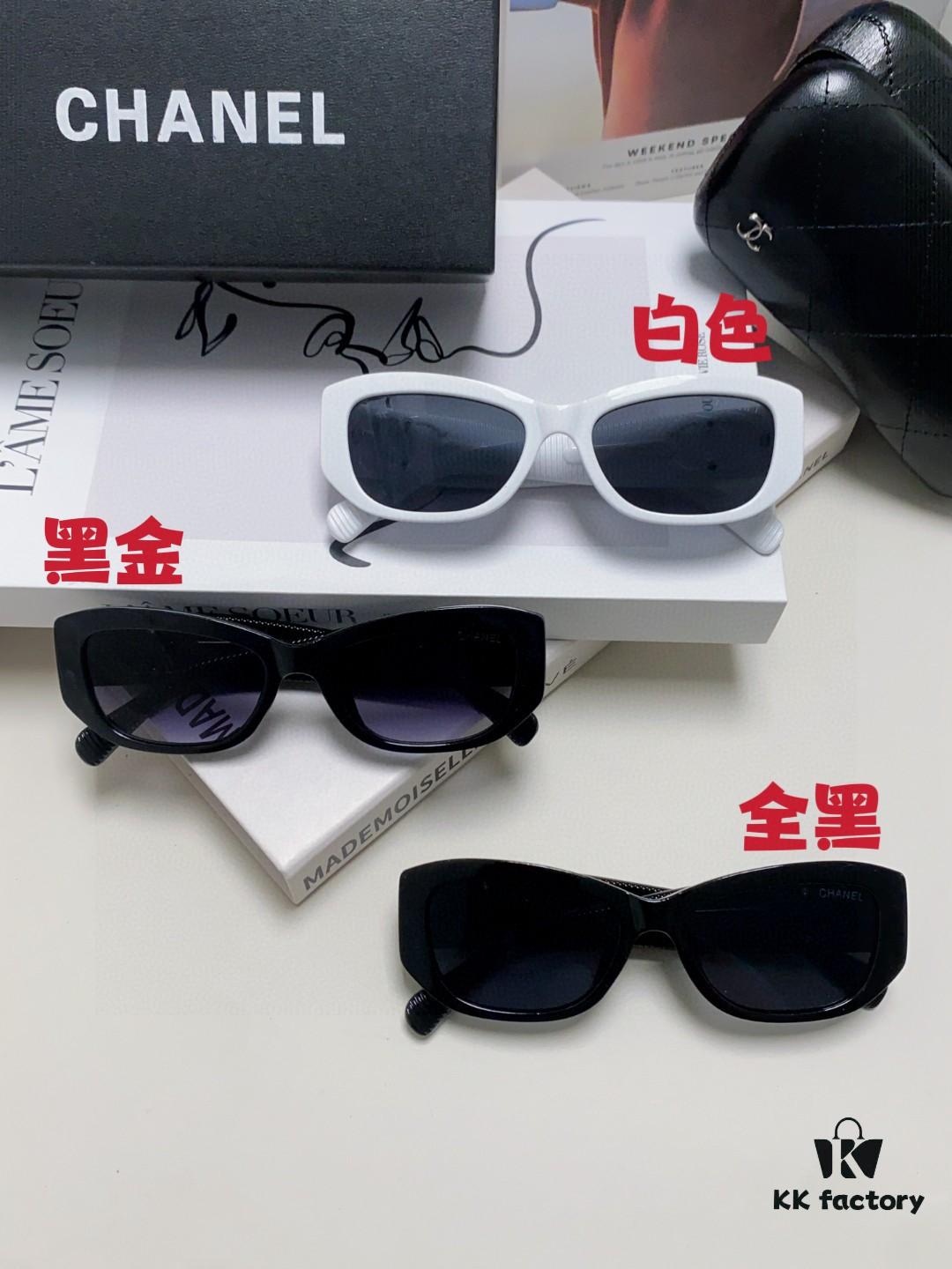 6931f8473a89a121ed549933 Chanel 2025 New Arrival ⭐ Xiaohongshu Popular Bestseller Double CH Interlocking Logo Sunglasses for Women, Premium Style