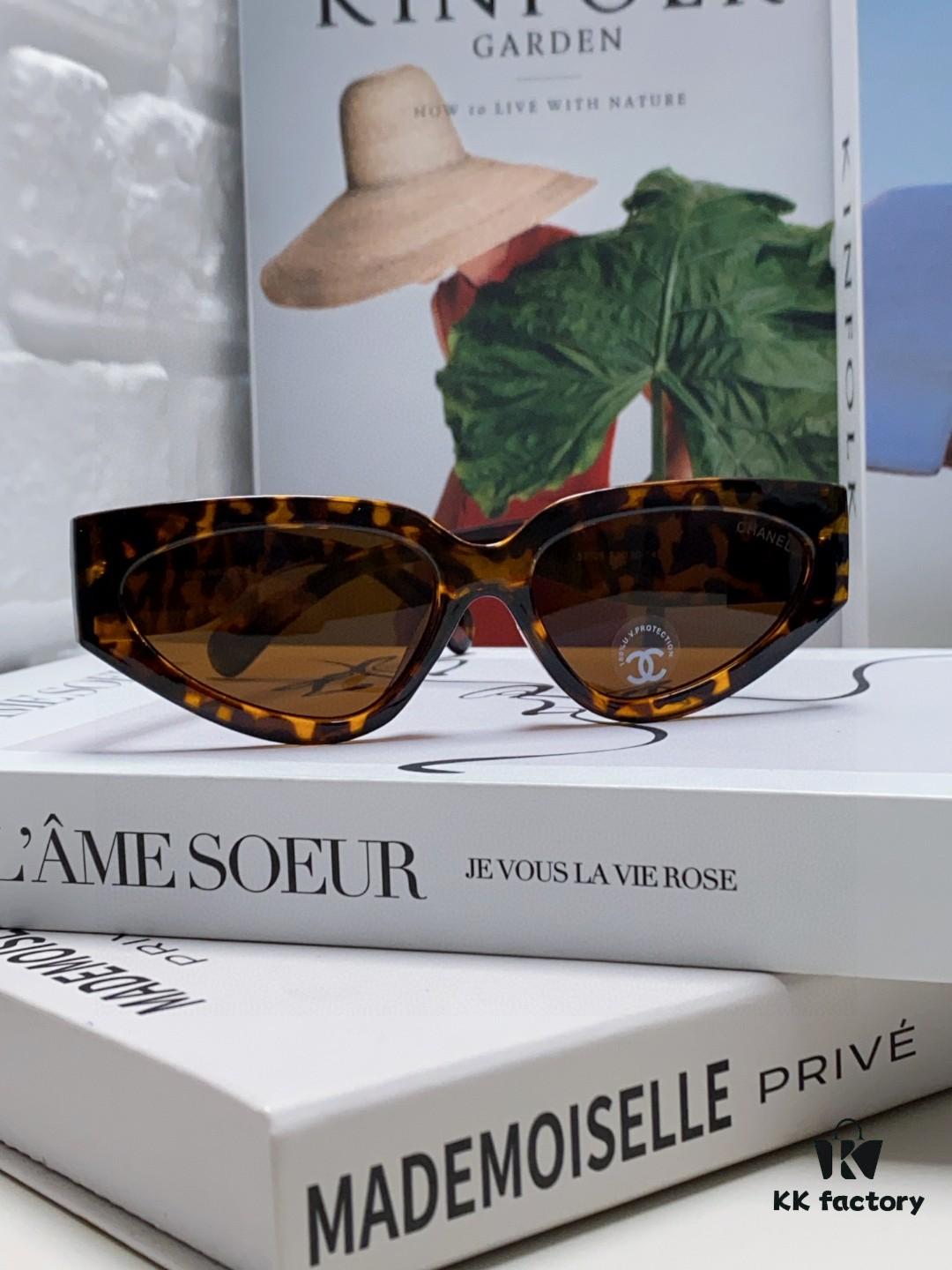 6931f8483a89a121ed54993f Chanel 2025 New Arrival European and American Cat-Eye Sunglasses for Women, Stylish French-Inspired Fashion Prescription Sun Glasses with UV Protection
