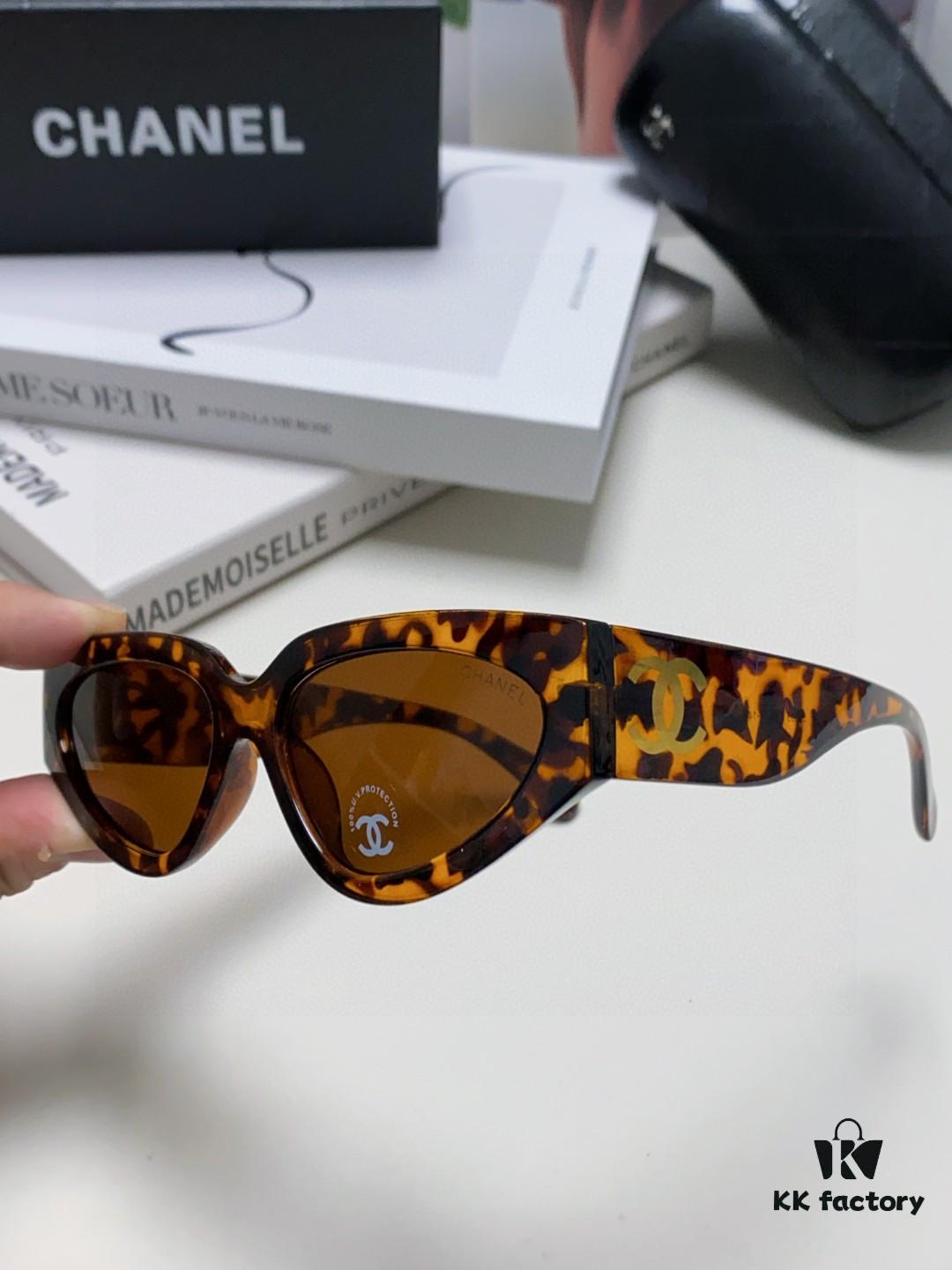 6931f8483a89a121ed549943 Chanel 2025 New Arrival European and American Cat-Eye Sunglasses for Women, Stylish French-Inspired Fashion Prescription Sun Glasses with UV Protection