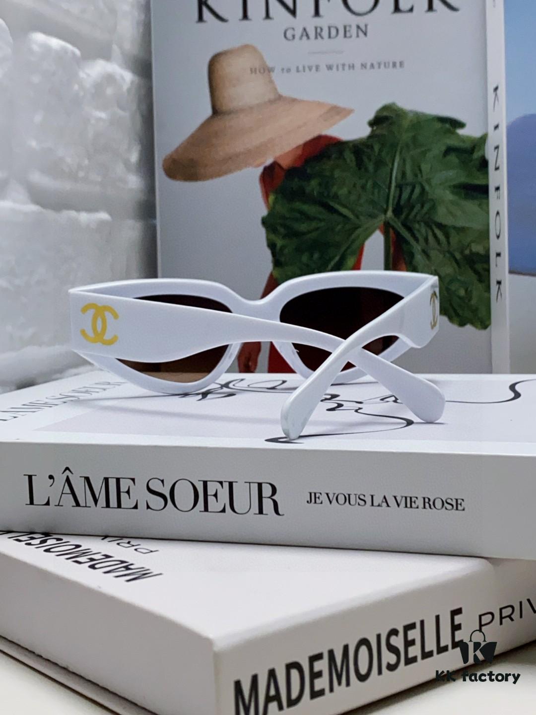 6931f8493a89a121ed549949 Chanel 2025 New Arrival European and American Cat-Eye Sunglasses for Women, Stylish French-Inspired Fashion Prescription Sun Glasses with UV Protection