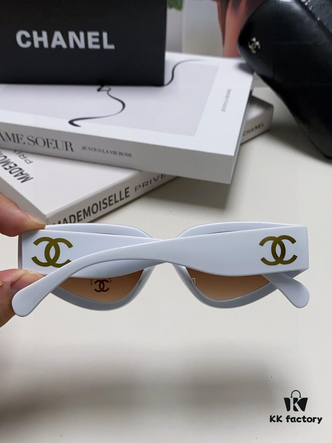 6931f8493a89a121ed54994b Chanel 2025 New Arrival European and American Cat-Eye Sunglasses for Women, Stylish French-Inspired Fashion Prescription Sun Glasses with UV Protection
