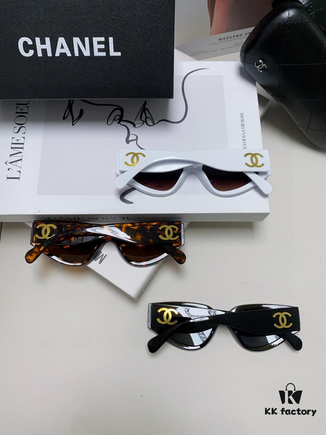 6931f8493a89a121ed54994e Chanel 2025 New Arrival European and American Cat-Eye Sunglasses for Women, Stylish French-Inspired Fashion Prescription Sun Glasses with UV Protection