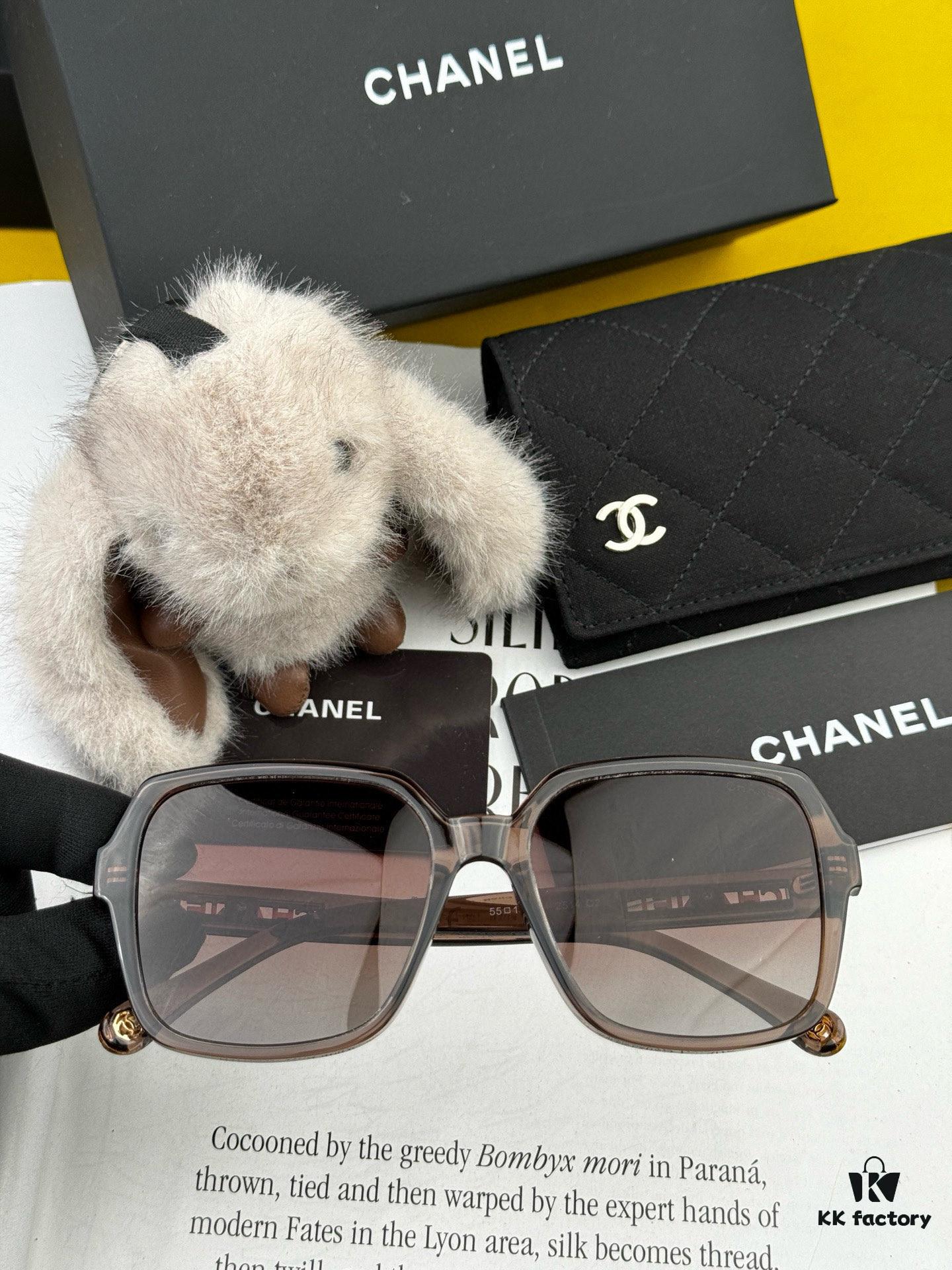 6931f84a3a89a121ed549954 CHANEL 2025 New Arrival Trendy Fashion Square Frame Sunglasses for Women, Comfortable Wear, Influencer Favorite, HD Thickened Polarized Lens