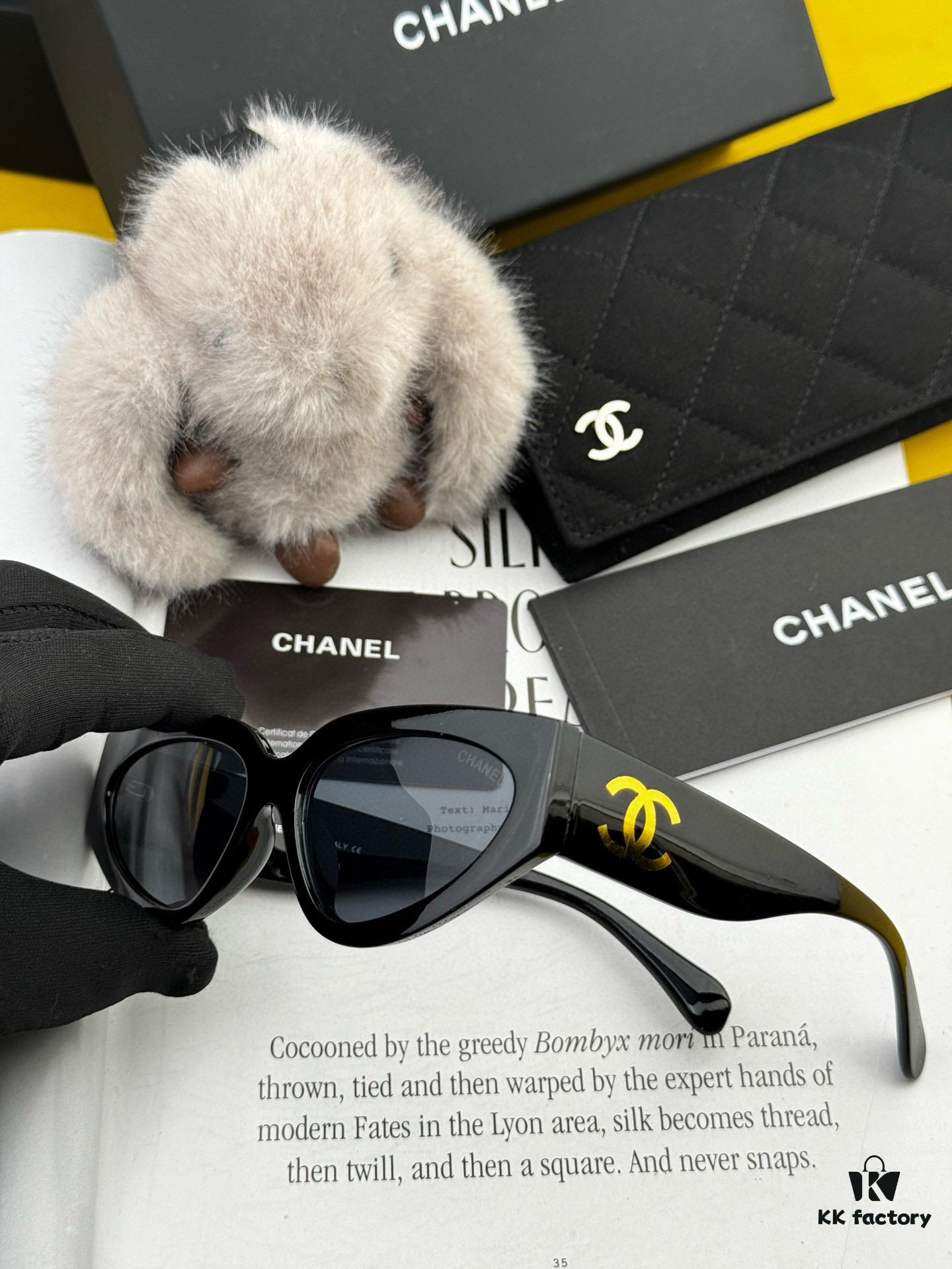 6931f84c3a89a121ed549979 Chanel Sunglasses Classic Small Frame Design UV Protection Model CH55800