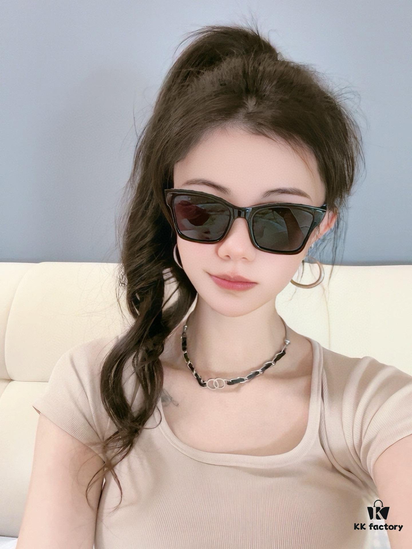 6931f84d3a89a121ed549986 Chanel Sunglasses Classic Square Frame UV Protection Unisex Design Model CH3982