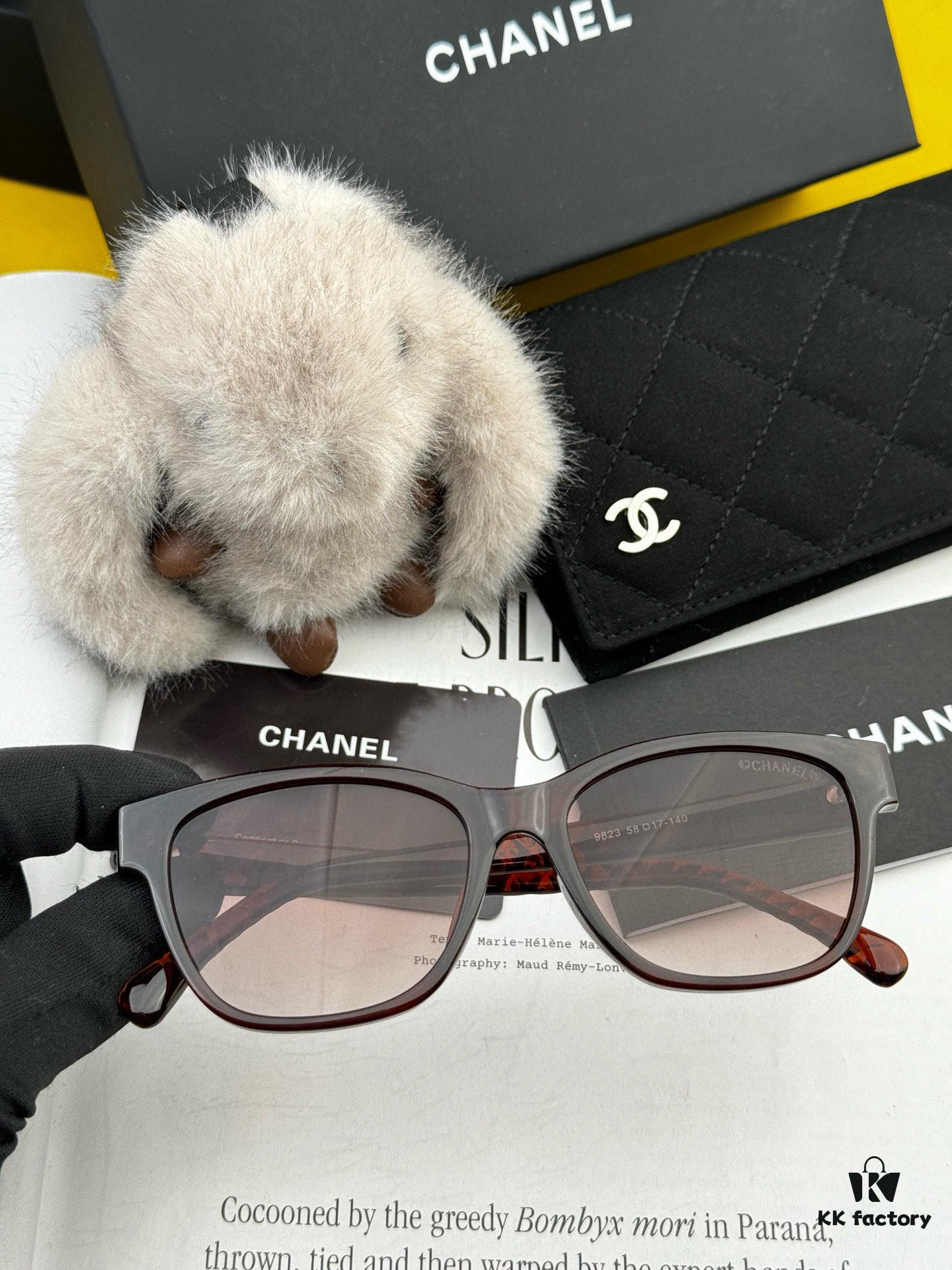 6931f84d3a89a121ed549988 Chanel Sunglasses Classic Square Frame UV Protection Unisex Design Model CH3982