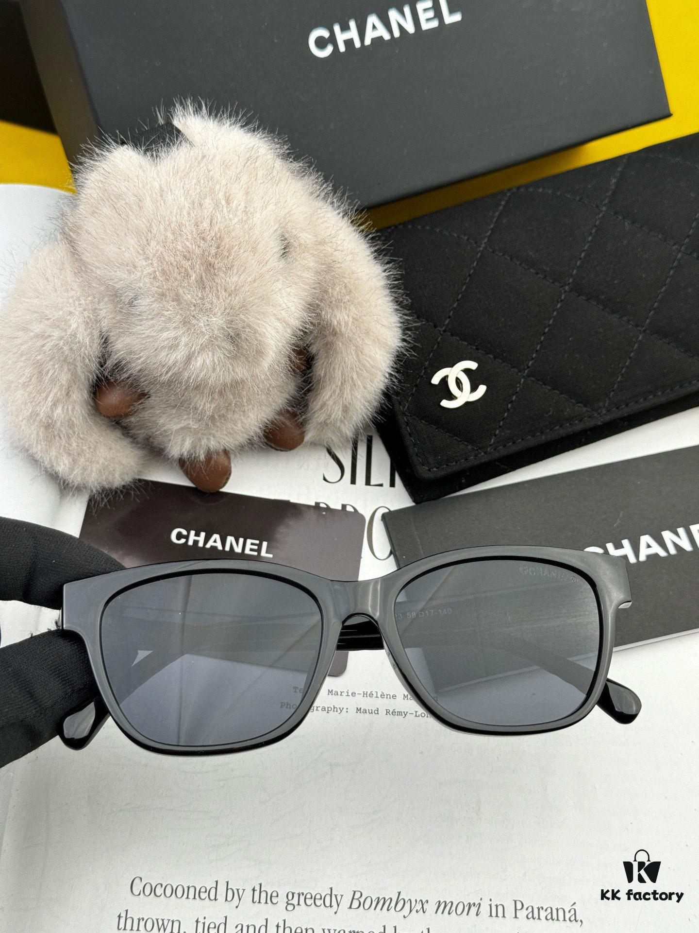 6931f84d3a89a121ed549989 Chanel Sunglasses Classic Square Frame UV Protection Unisex Design Model CH3982