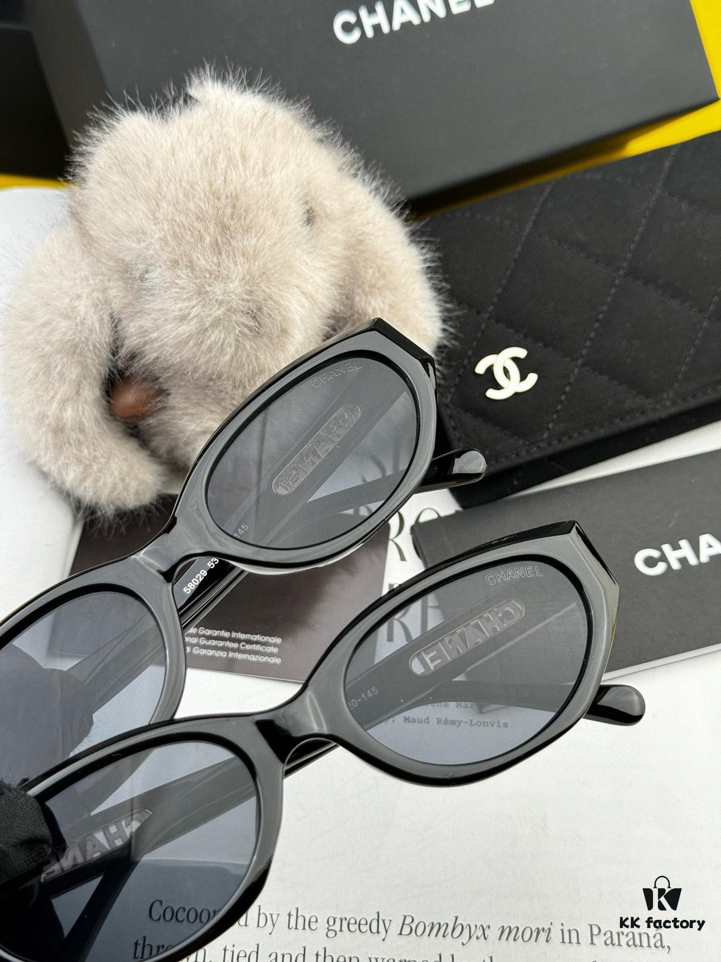 6931f84e3a89a121ed549995 Chanel Sunglasses Classic Small Frame Design UV Protection Model CH95802