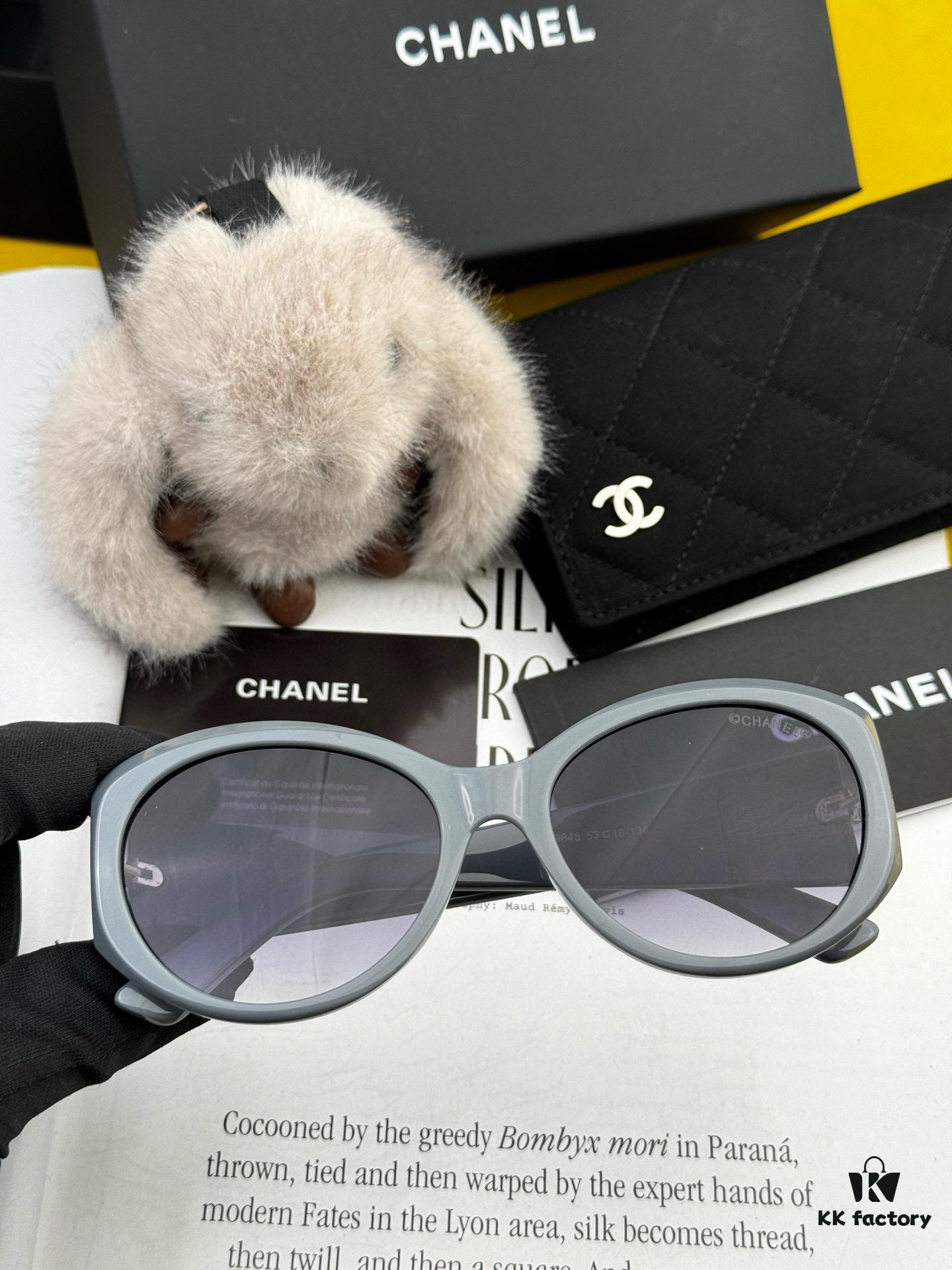 Chanel Oversized Round Sunglasses, Classic Design, UV Protection, Model: CH8984