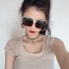 6931f8503a89a121ed5499ab Chanel Oversized Square Sunglasses Classic Design, Flattering on All Face Shapes, Stylish with Coats or Dresses, UV Protection, Model: CH1130
