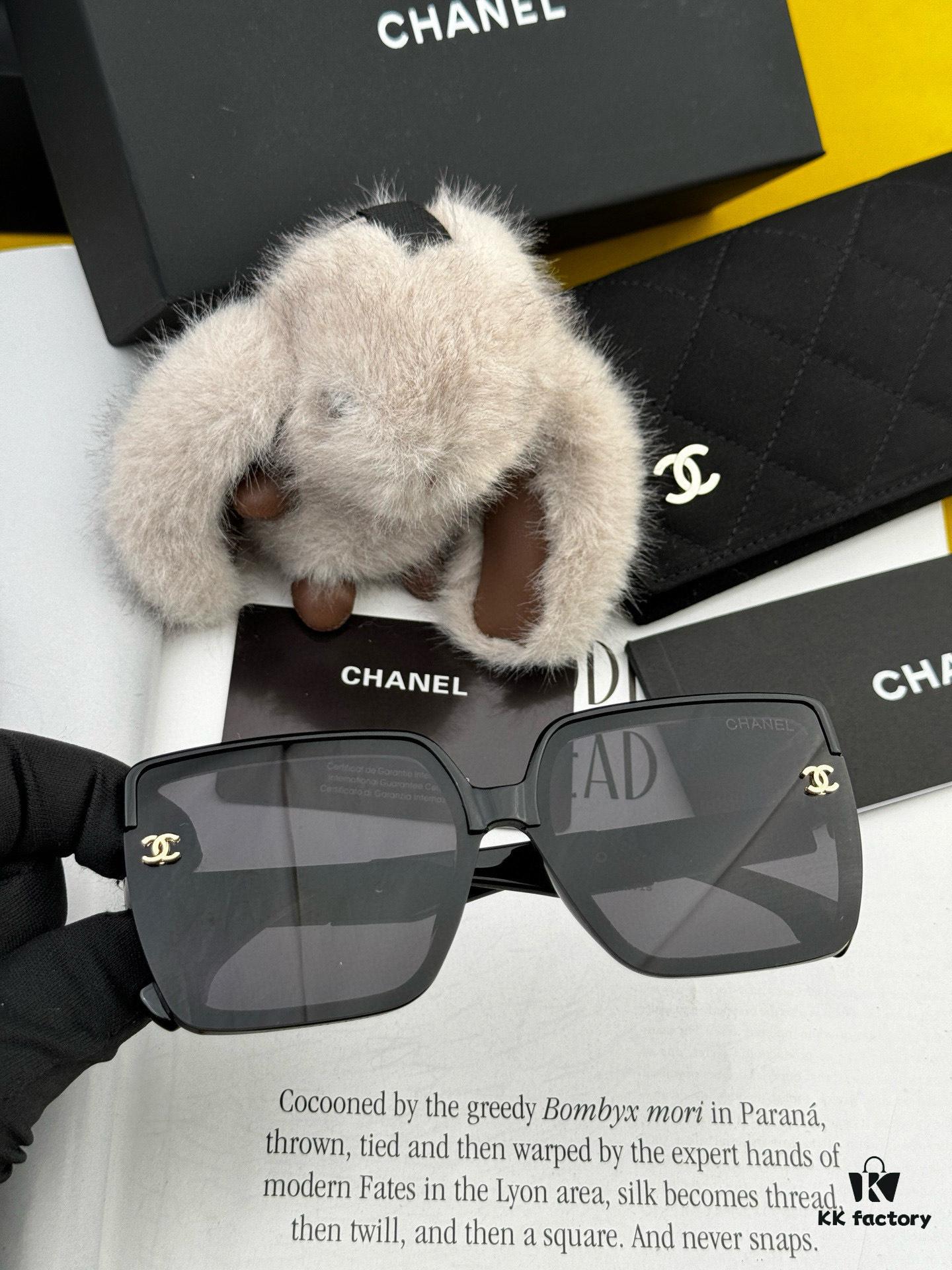 6931f8503a89a121ed5499ac Chanel Oversized Square Sunglasses Classic Design, Flattering on All Face Shapes, Stylish with Coats or Dresses, UV Protection, Model: CH1130