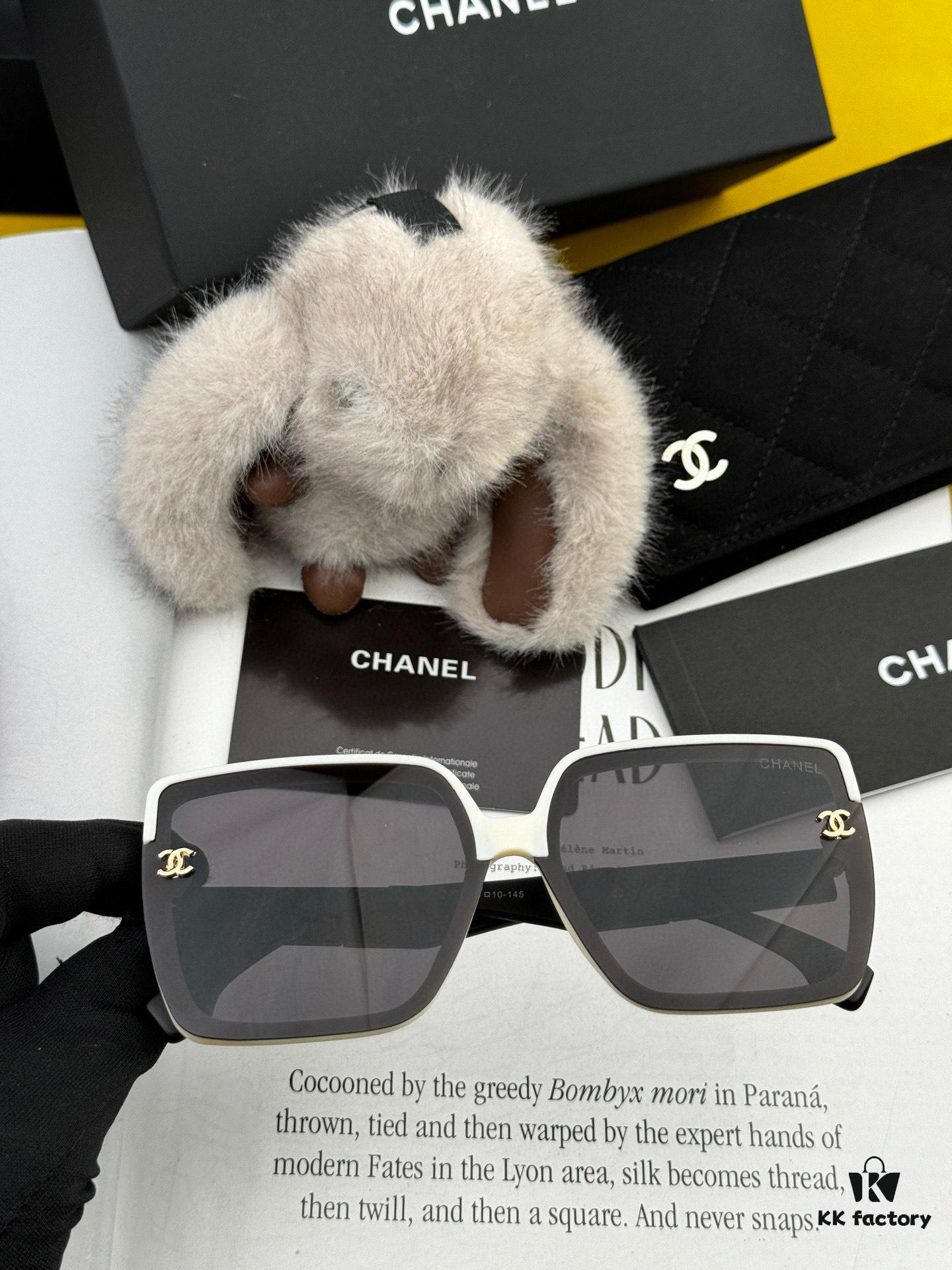 6931f8503a89a121ed5499ad Chanel Oversized Square Sunglasses Classic Design, Flattering on All Face Shapes, Stylish with Coats or Dresses, UV Protection, Model: CH1130