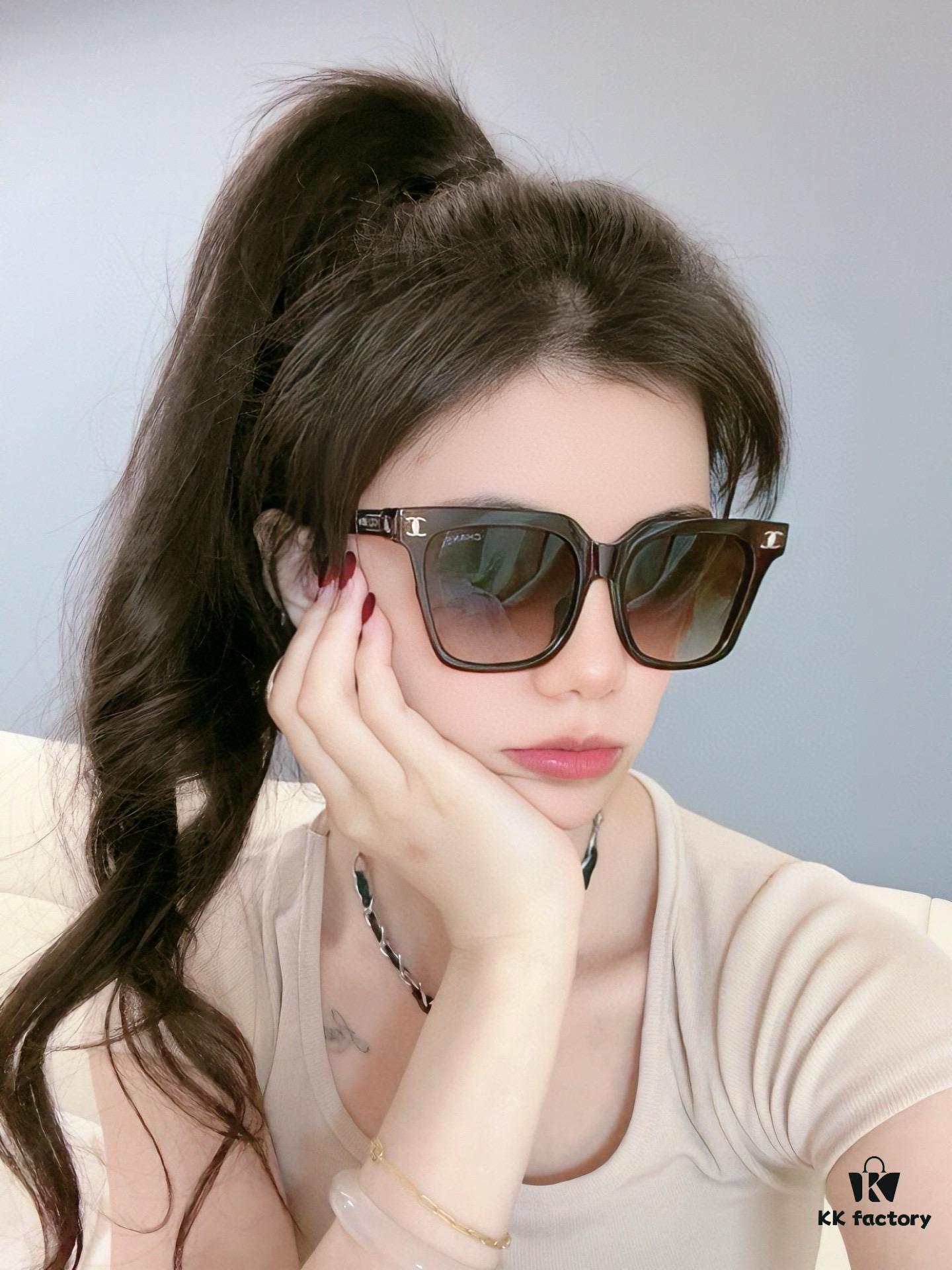 6931f8523a89a121ed5499c6 Chanel Oversized Square Frame Sunglasses, Model CH05802