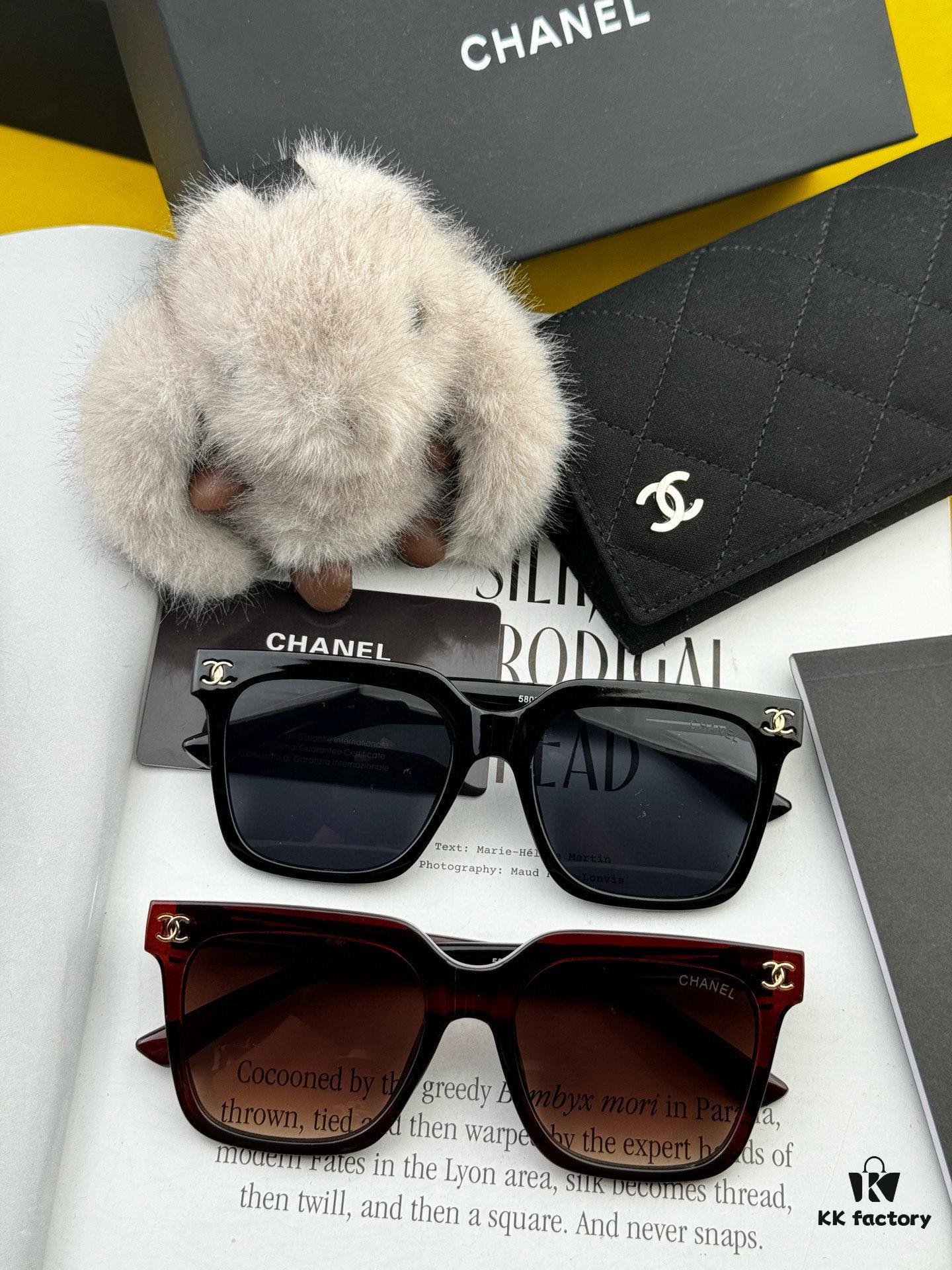 6931f8523a89a121ed5499cd Chanel Oversized Square Frame Sunglasses, Model CH05802
