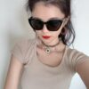6931f8523a89a121ed5499cf Chanel Oversized Square Sunglasses, Classic Square Frame Design, Universal Fit for All Face Shapes, Stylish with Coats or Dresses, Polarized Lenses for UV Protection, Model: CH0311