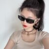 6931f8533a89a121ed5499d8 Chanel Oversized Square Sunglasses Classic Frame Design, Universal Fit for All Face Shapes, Polarized UV-Protective Lenses, Suitable with Coats or Dresses, Stylish and Elegant - Model: CH9231