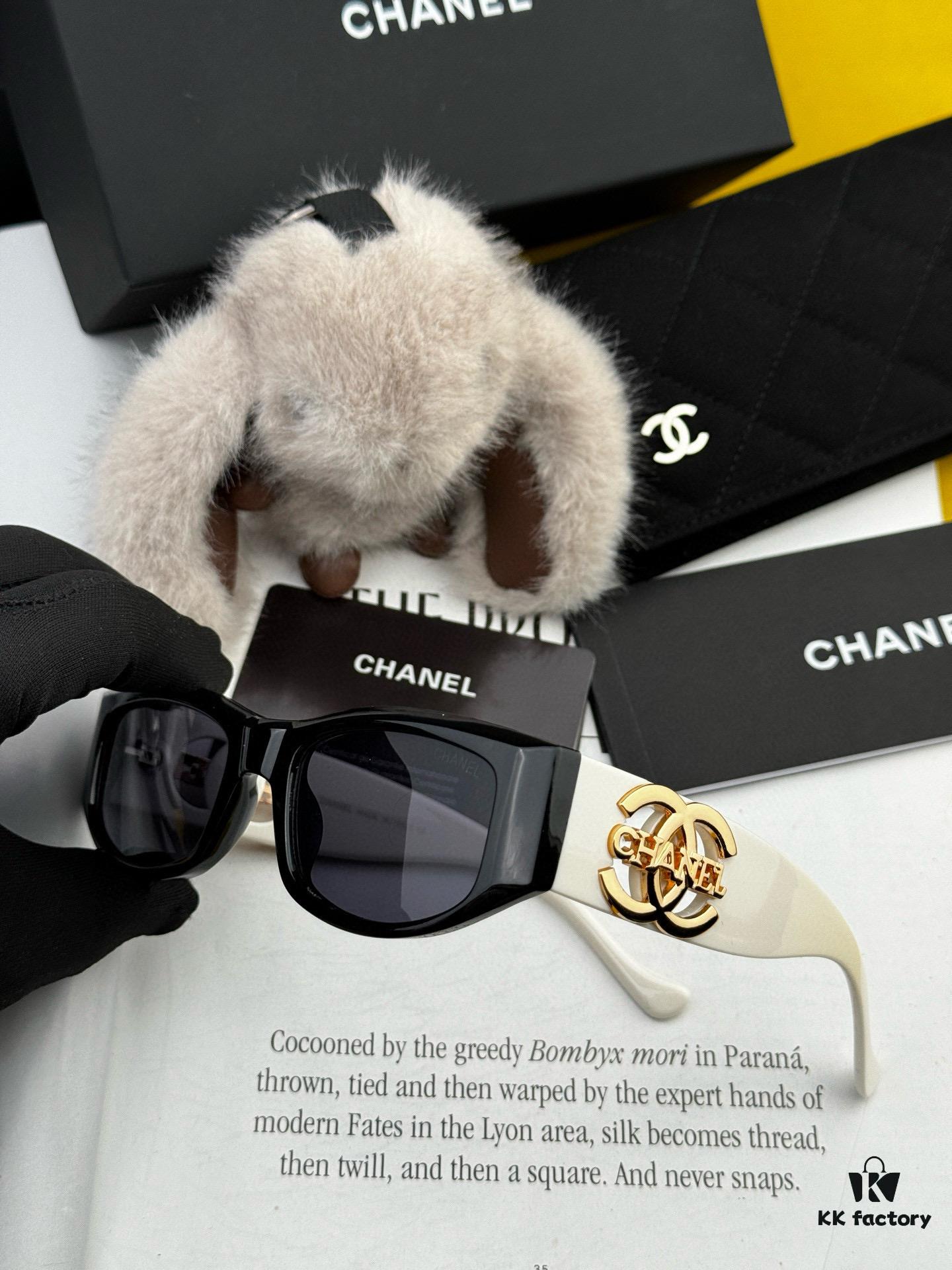 6931f8533a89a121ed5499dc Chanel Oversized Square Sunglasses Classic Frame Design, Universal Fit for All Face Shapes, Polarized UV-Protective Lenses, Suitable with Coats or Dresses, Stylish and Elegant - Model: CH9231