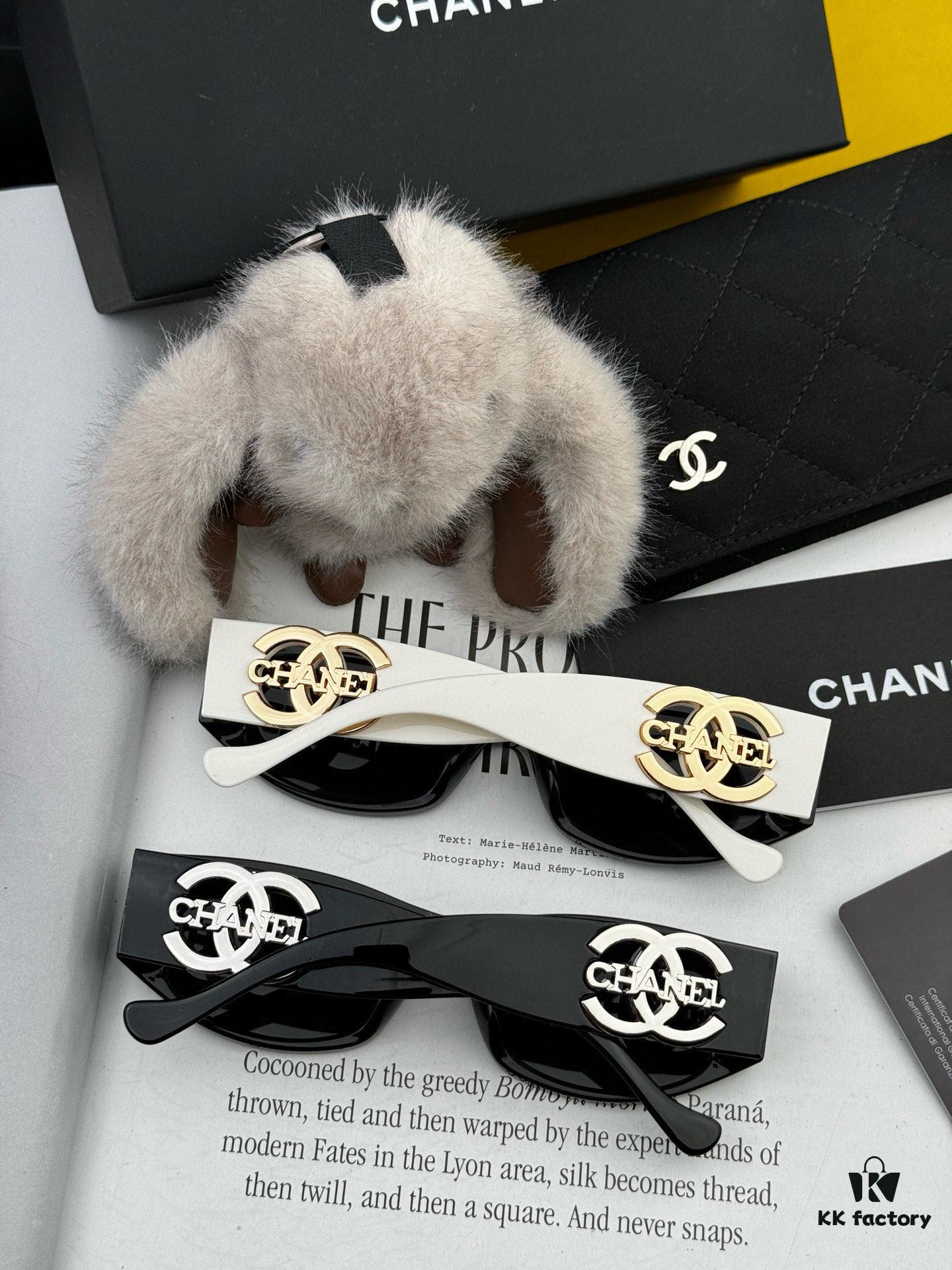 6931f8533a89a121ed5499de Chanel Oversized Square Sunglasses Classic Frame Design, Universal Fit for All Face Shapes, Polarized UV-Protective Lenses, Suitable with Coats or Dresses, Stylish and Elegant - Model: CH9231