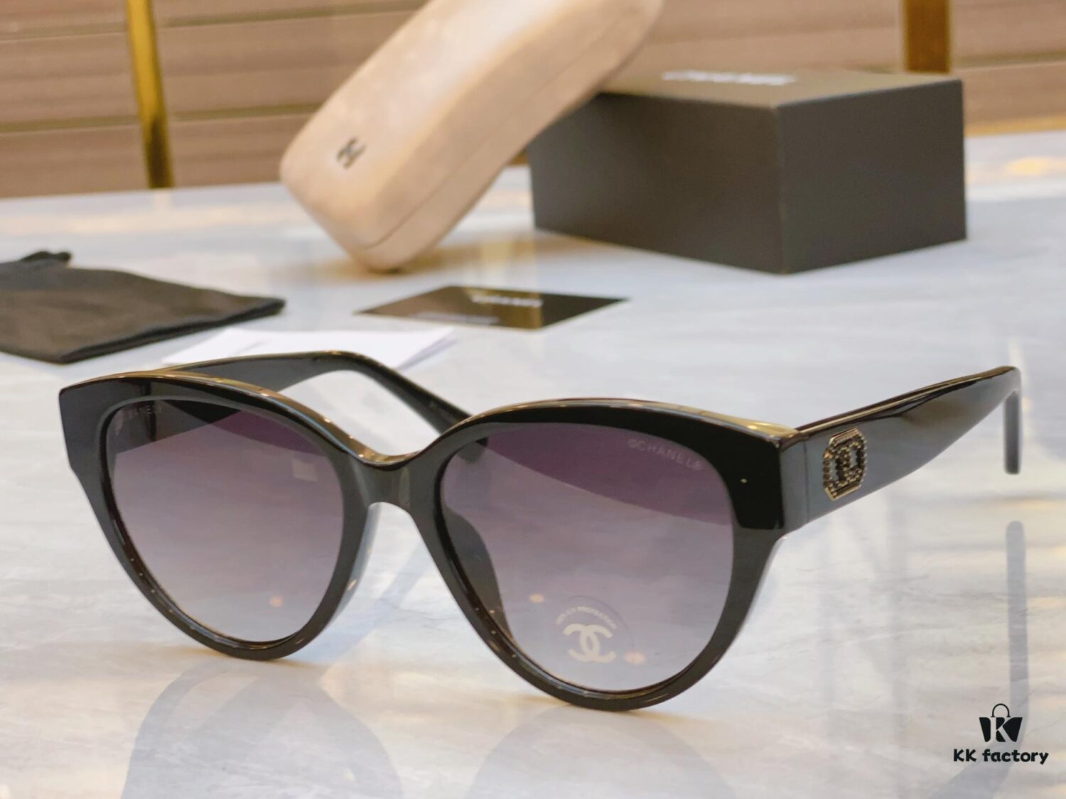 6931f8563a89a121ed549a06 CHANE* New Arrival Sunglasses, Model: CH5477, Size: 56-19-140