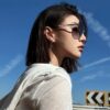6931f8603a89a121ed549a8e New CHANEL Chanel Sunglasses with Square Frame and Classic Pearl Accents