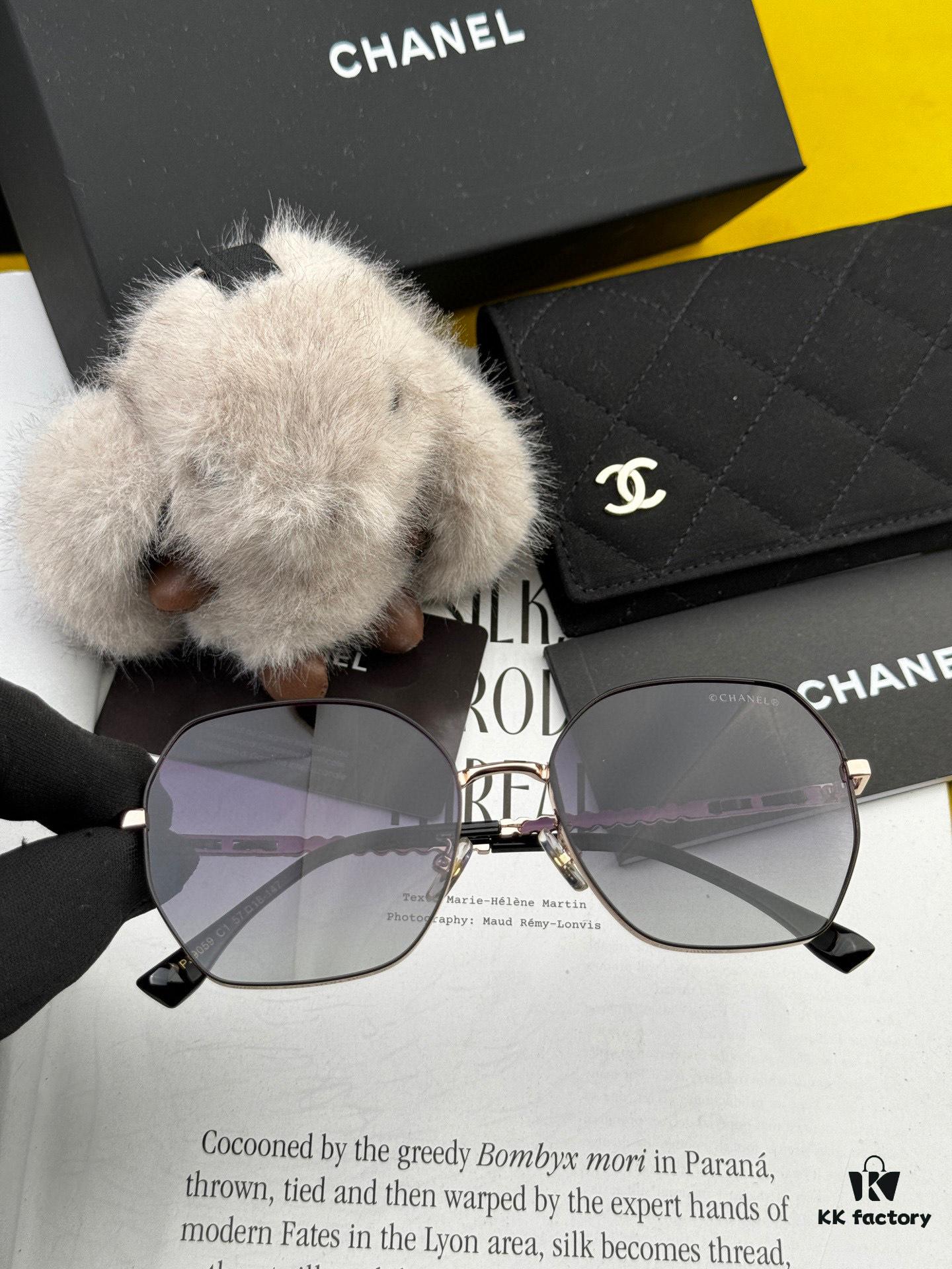 6931f8603a89a121ed549a90 New CHANEL Chanel Sunglasses with Square Frame and Classic Pearl Accents