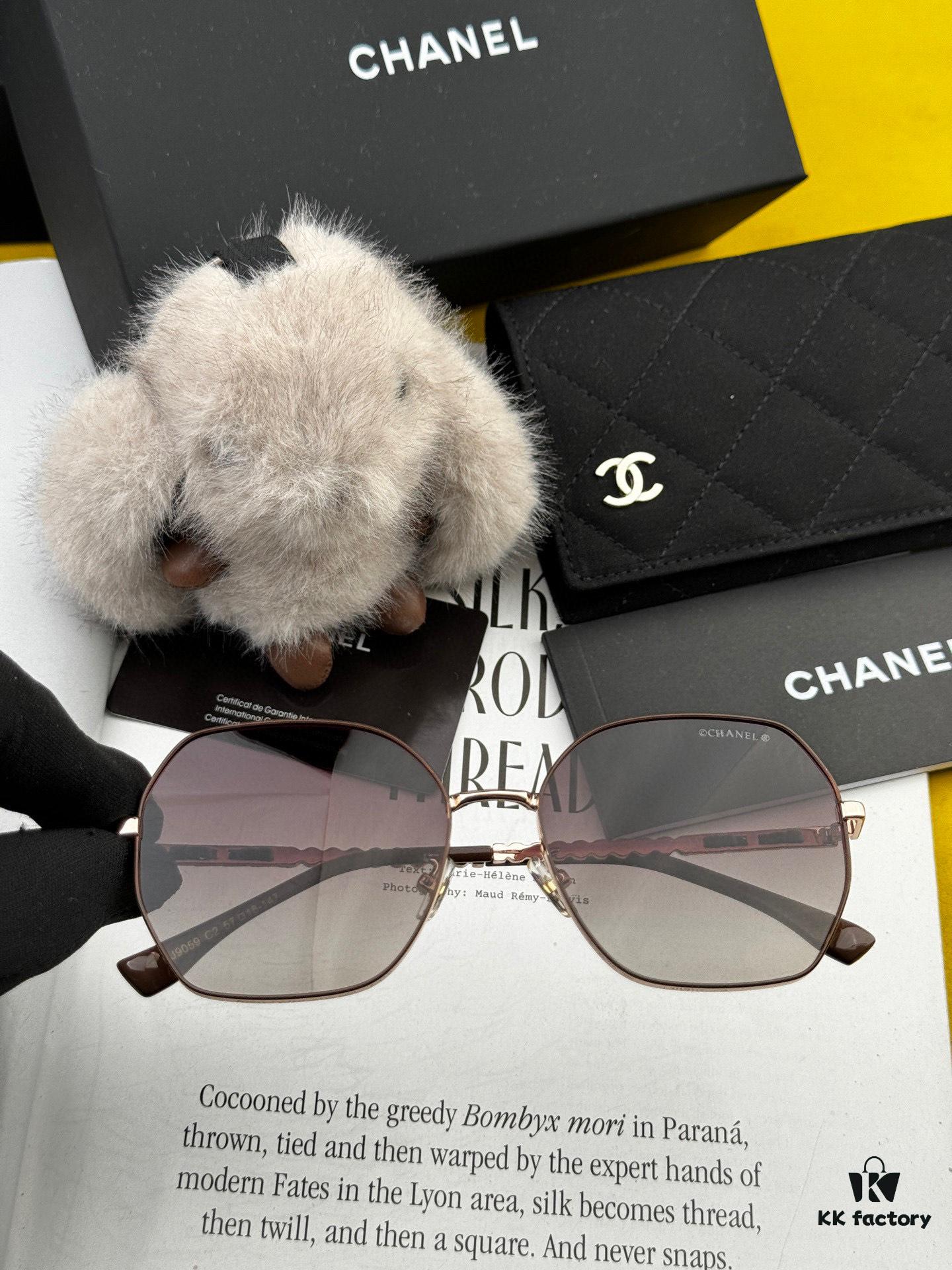 6931f8603a89a121ed549a91 New CHANEL Chanel Sunglasses with Square Frame and Classic Pearl Accents