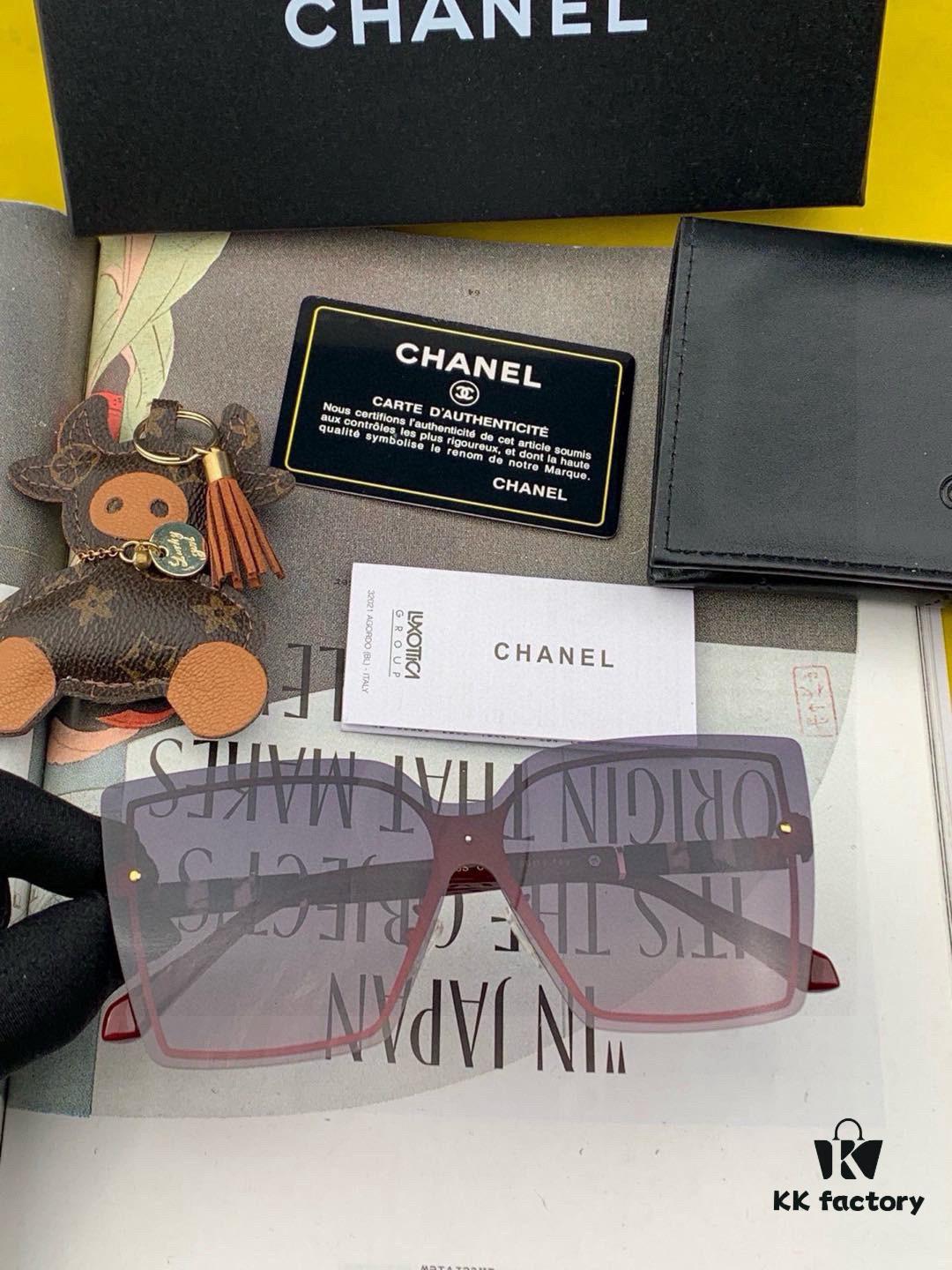 6931f8613a89a121ed549aa3 CHANE Chanel Volcano Rain Fashion Frameless Sunglasses Lens Top Luxury High Quality Women's Driving Sunglasses Model: CH1379