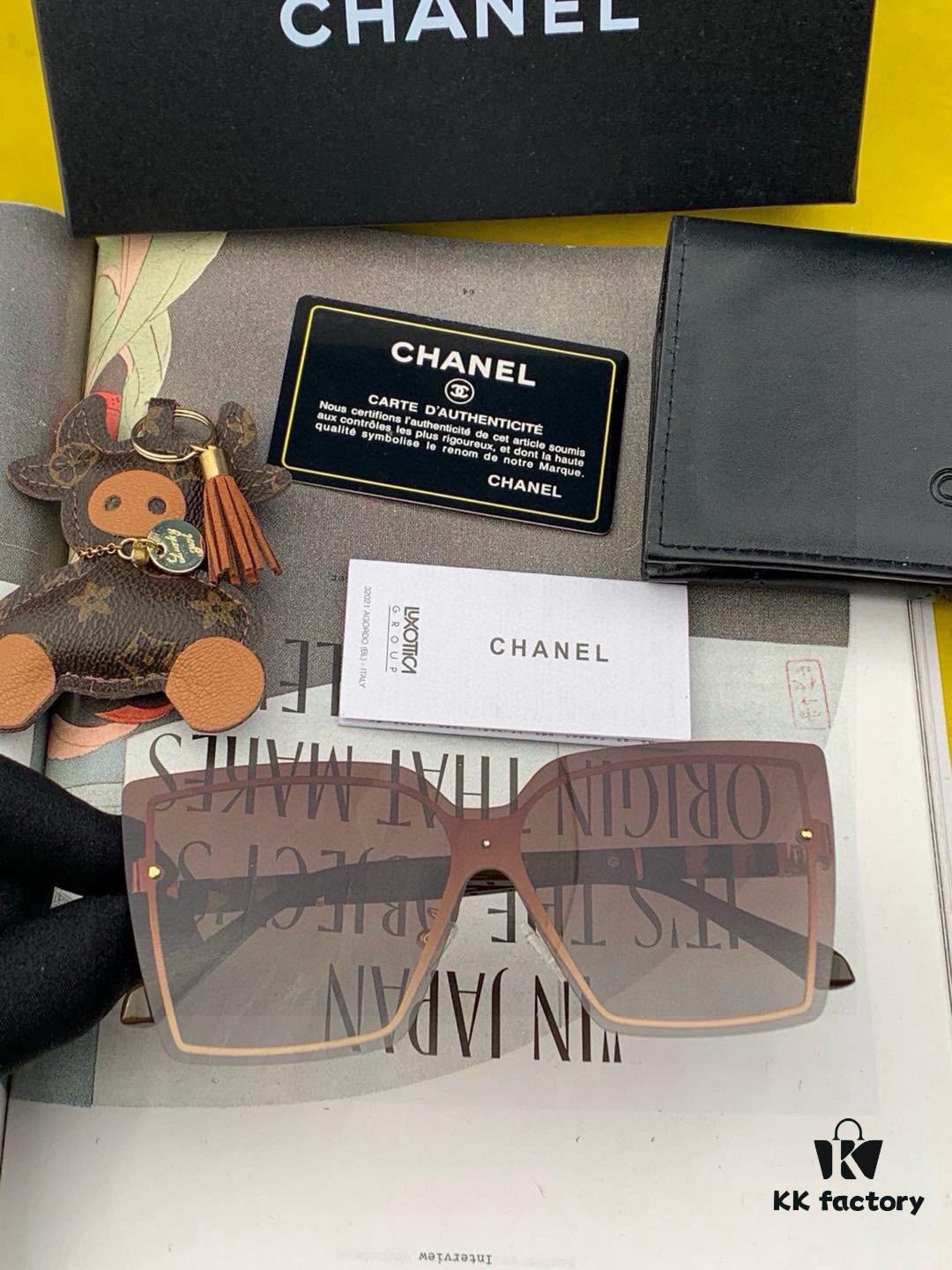 6931f8613a89a121ed549aa4 CHANE Chanel Volcano Rain Fashion Frameless Sunglasses Lens Top Luxury High Quality Women's Driving Sunglasses Model: CH1379