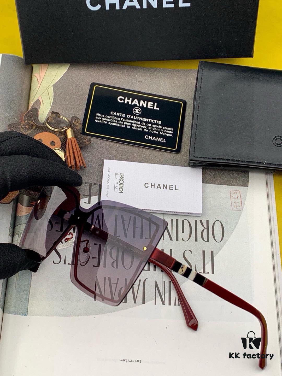 6931f8613a89a121ed549aa5 CHANE Chanel Volcano Rain Fashion Frameless Sunglasses Lens Top Luxury High Quality Women's Driving Sunglasses Model: CH1379