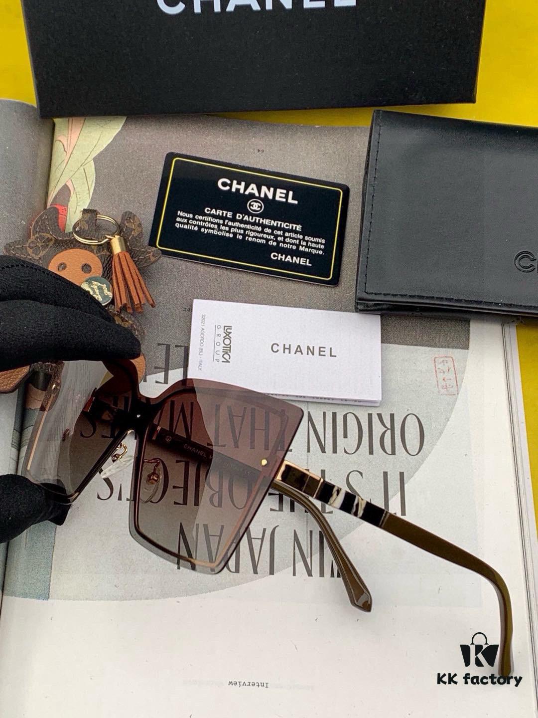 6931f8613a89a121ed549aa6 CHANE Chanel Volcano Rain Fashion Frameless Sunglasses Lens Top Luxury High Quality Women's Driving Sunglasses Model: CH1379